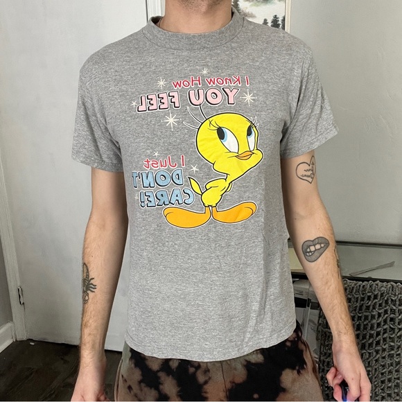 Looney Tunes Tweety Bird Tee vintage - Picture 3 of 5